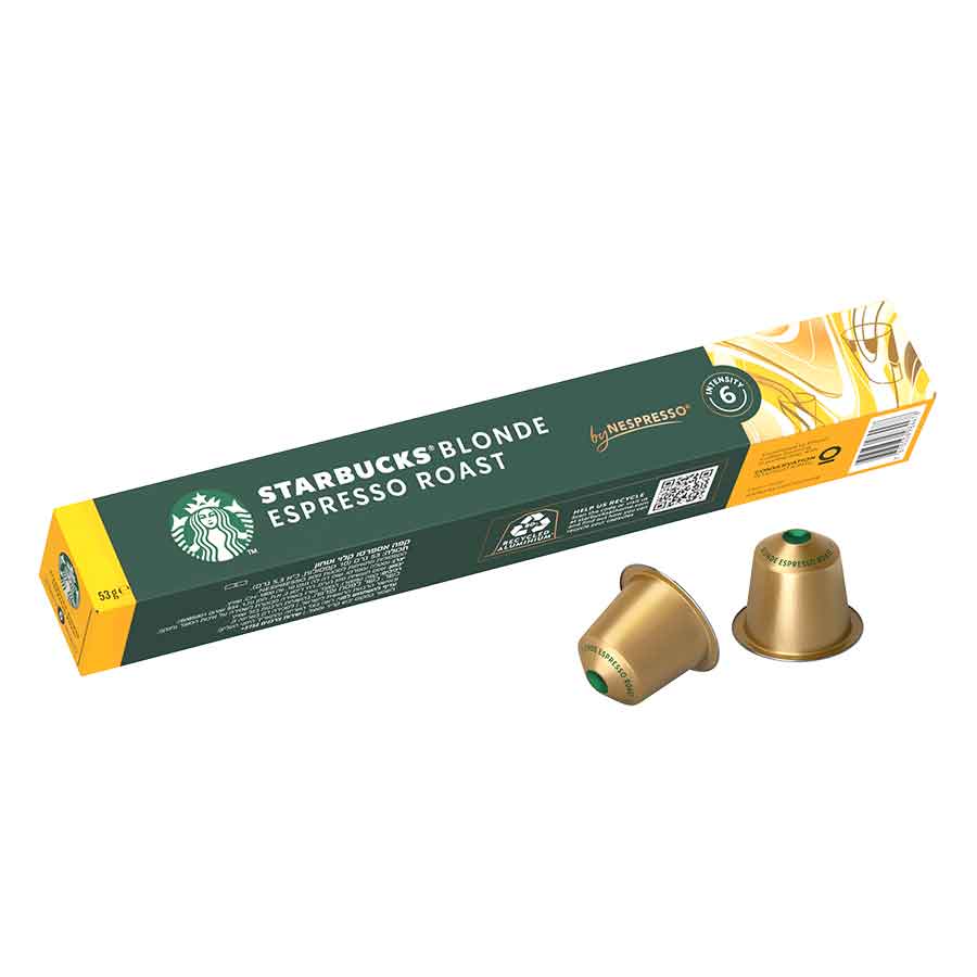 Starbucks Καφές Espresso Blonde Σε Κάψουλες 10τεμ. 53γρ.
