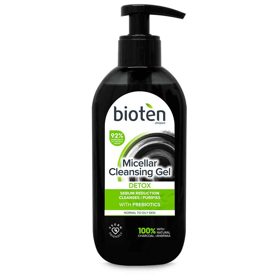 Bioten Detox Gel Καθαρισμού Για Κανονική/Λιπαρή Επιδερμίδα 200ml.