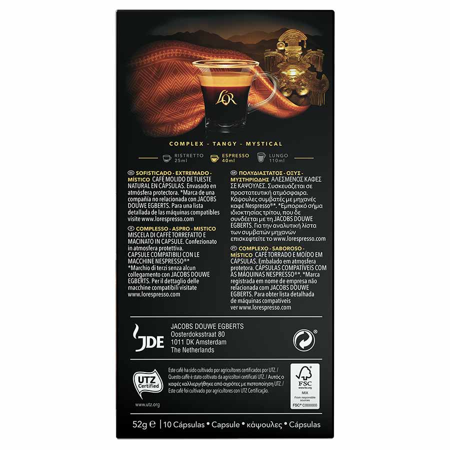 Lor Καφές Espresso Colombia Andes Σε Κάψουλες 10τεμ. 52γρ.