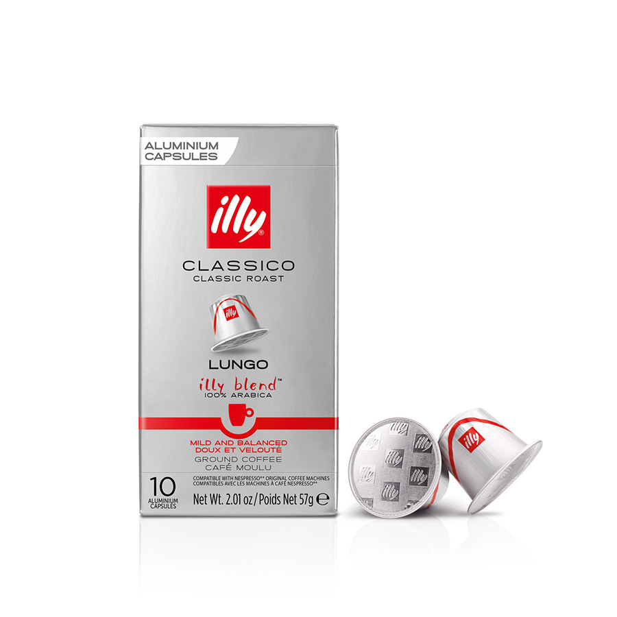 Illy Καφές Espresso Lungo Classico Σε Κάψουλες 10τεμ. 57γρ.