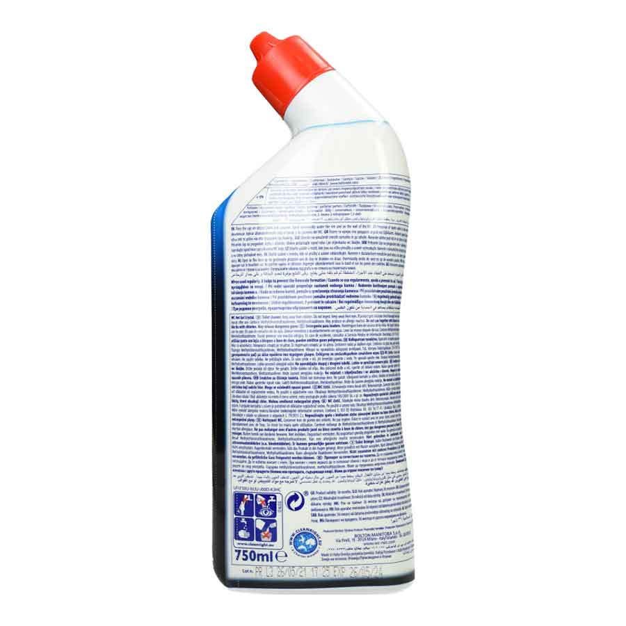 Wc Net Gel Crystal Καθαριστικό Λεκάνης Τουαλέτας Blue Fresh 750ml.