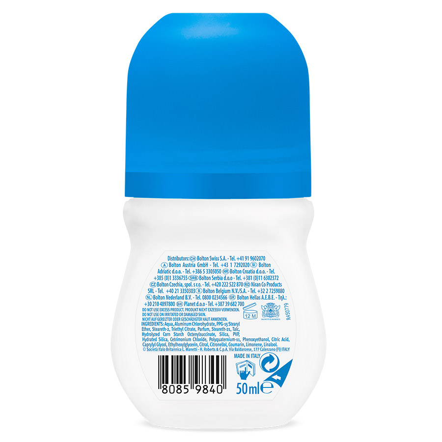 Borotalco Αποσμητικό Roll-On Active Sea Salts Fresh 50ml.