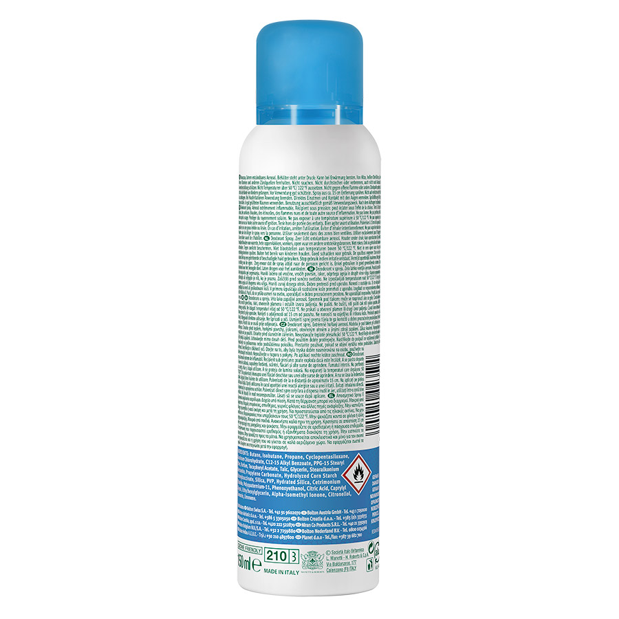 Borotalco Αποσμητικό Σπρέι Active Sea Salts Fresh 150ml.