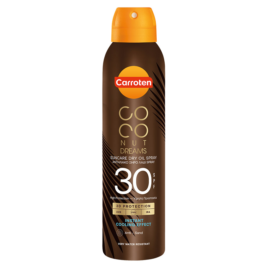 Carroten Ξηρό Λάδι Coconut Dreams Σπρέι SPF30 150ml.