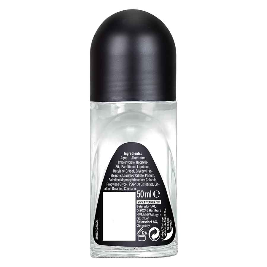 Nivea Men Black & White Ultimate Impact Αποσμητικό Roll-On 50ml.