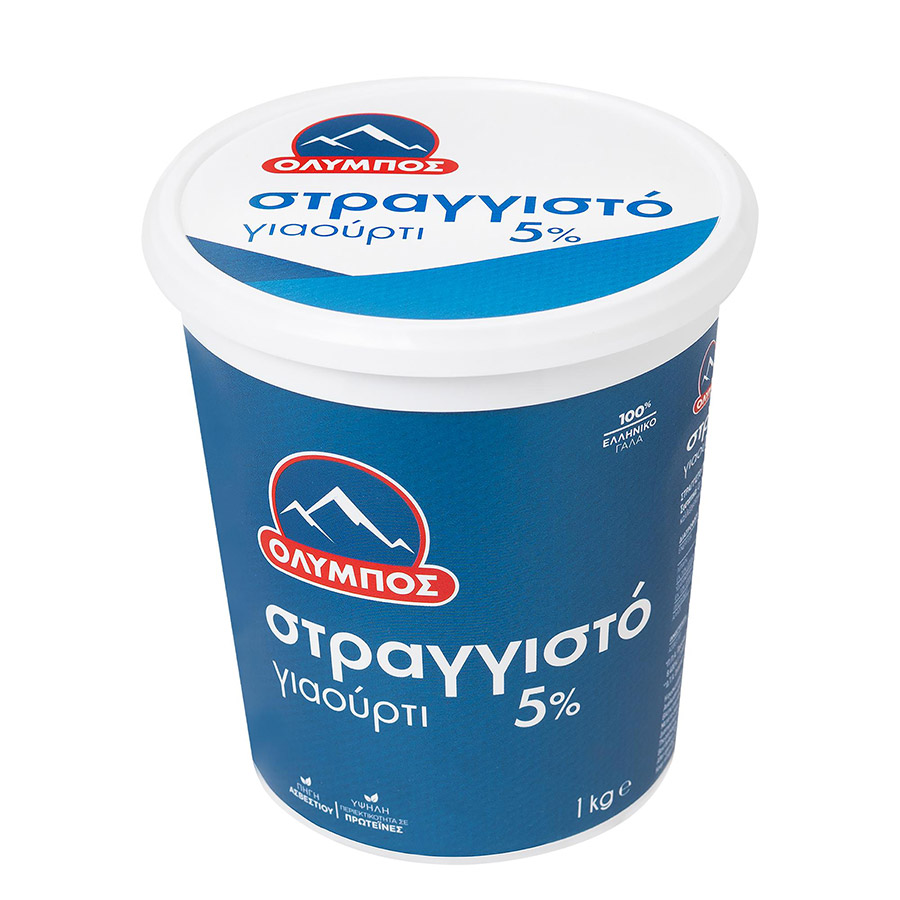 Όλυμπος Γιαούρτι Στραγγιστό 5% Λιπαρά 1kg.