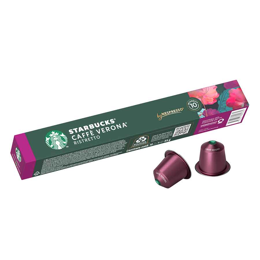 Starbucks Καφές Espresso Caffe Verona Σε Κάψουλες 10τεμ. 55γρ.