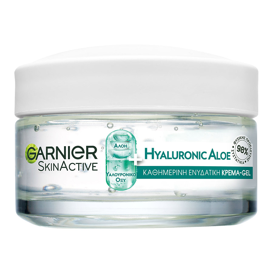 L'oreal Garnier Skin Naturals Ενυδατική Κρέμα Hyaluronic Aloe Jelly Για Κανονική Επιδερμίδα 50ml.