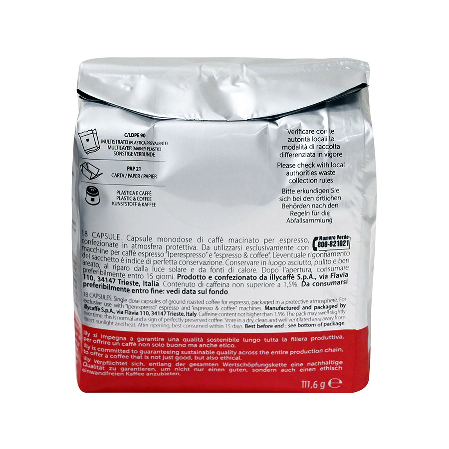 Illy Iperespresso Καφές Espresso Classico Σε Κάψουλες 18τεμ. 120,6γρ.