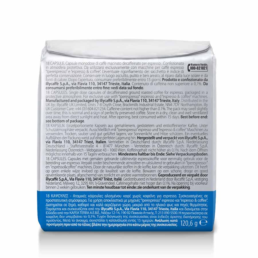 Illy Iperespresso Καφές Espresso Decaf Σε Κάψουλες 18τεμ. 120,6γρ.