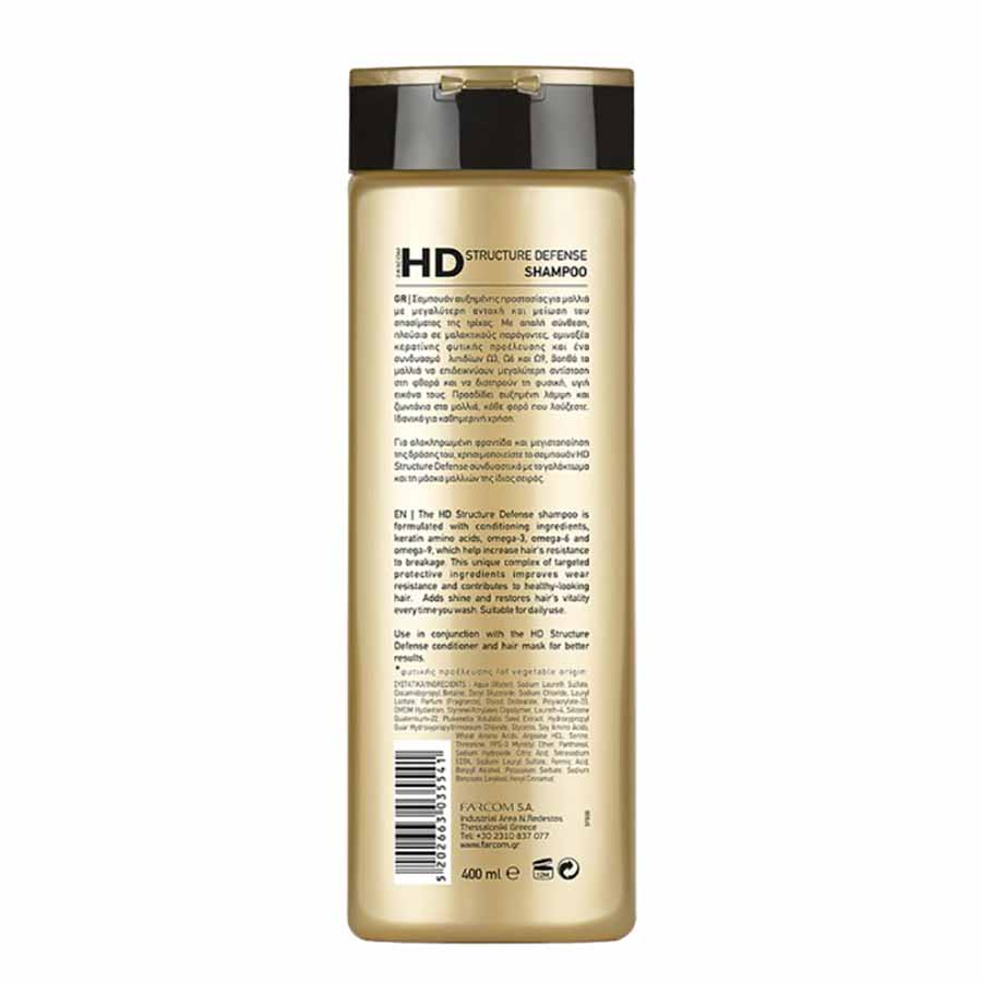 Farcom HD Σαμπουάν Για Ταλαιπωρημένα Μαλλιά 400ml.