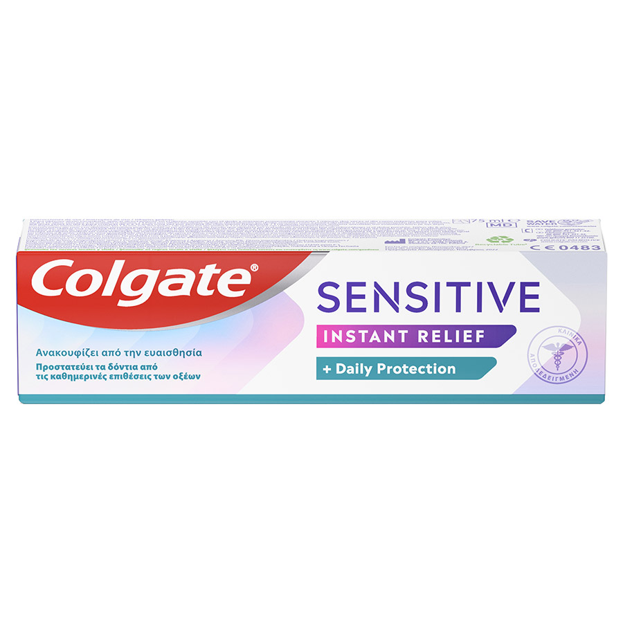 Colgate Sensitive Οδοντόκρεμα Instant Relief Daily Protection 75ml.