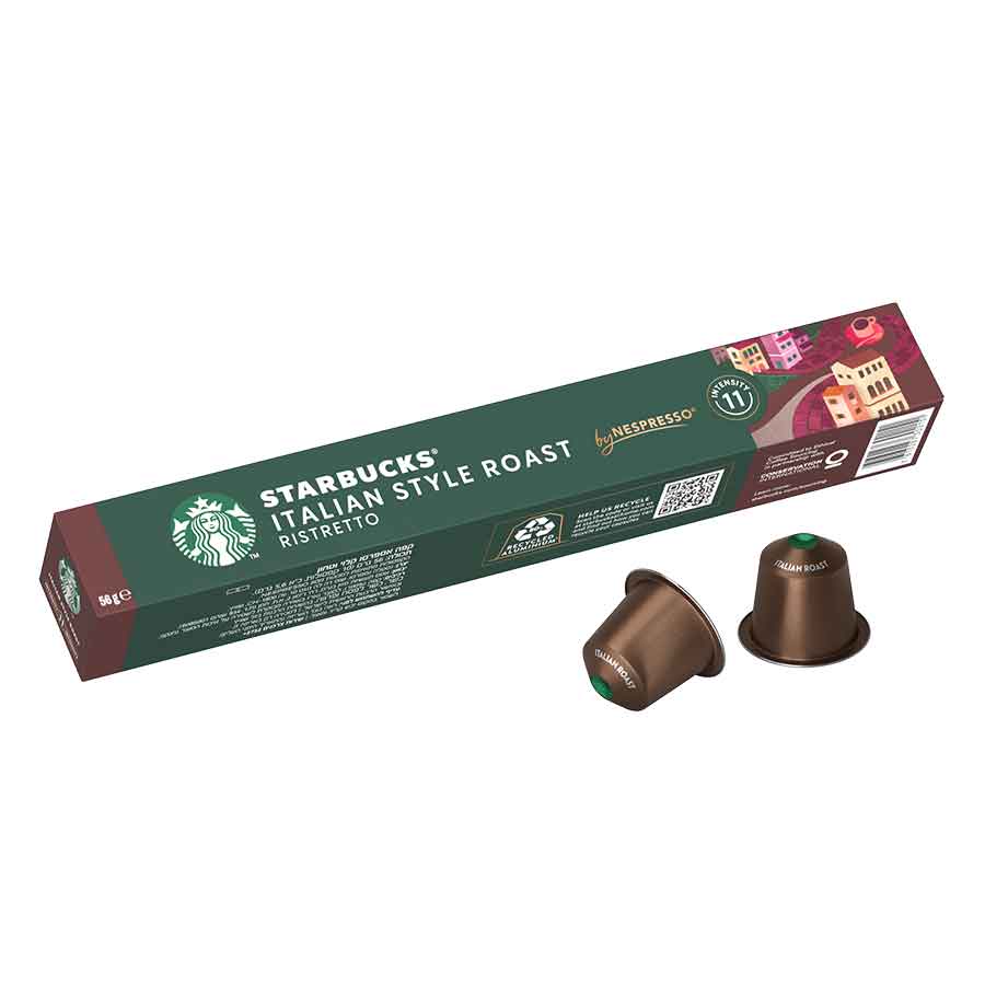 Starbucks Καφές Espresso Italian Roast Σε Κάψουλες 10τεμ. 56γρ.