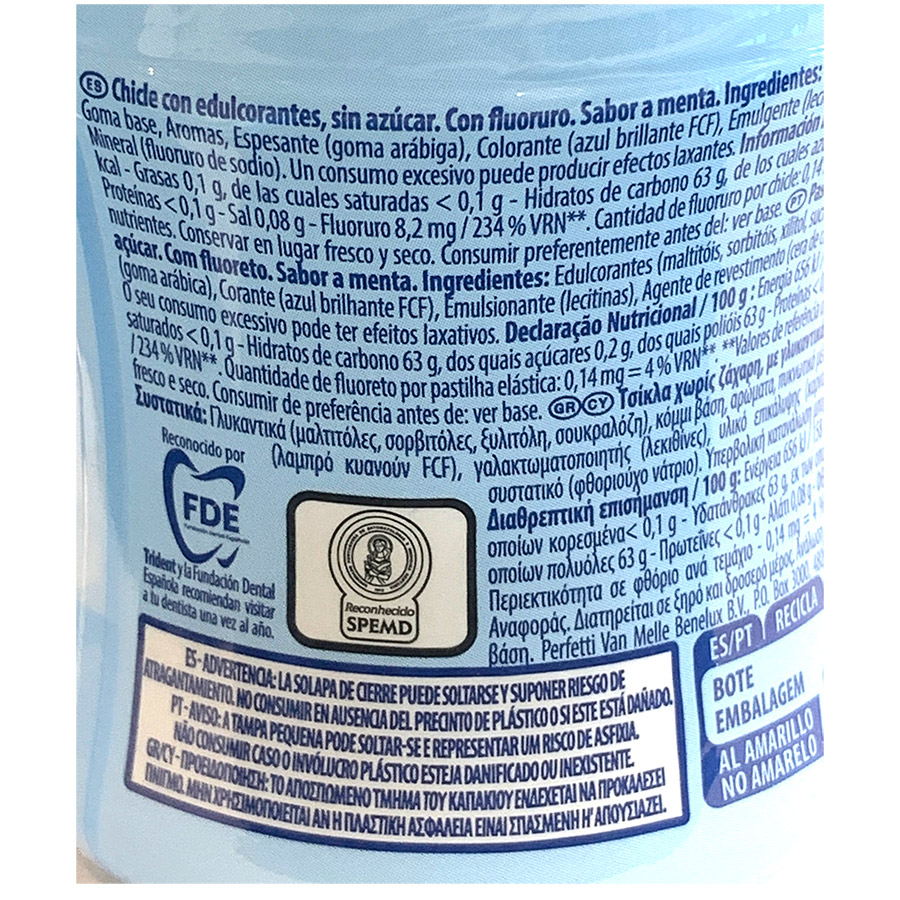 Trident Oral-B Τσίχλες Μέντα 68γρ.