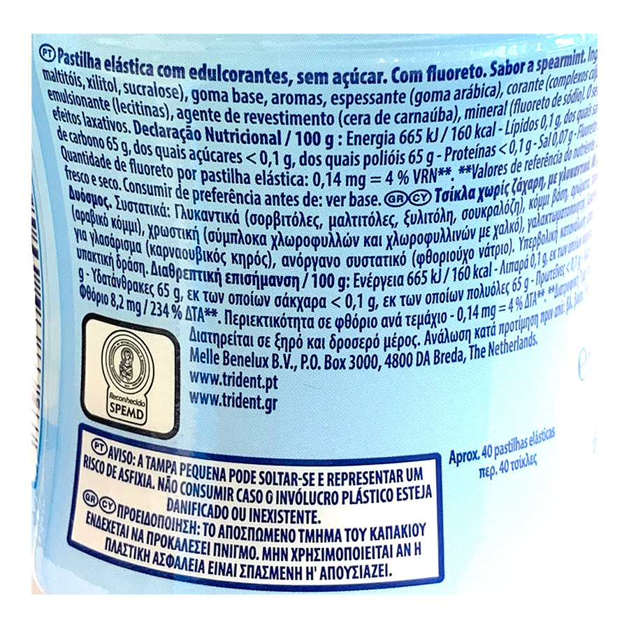 Trident Oral-B Τσίχλες Δυόσμος 68γρ.