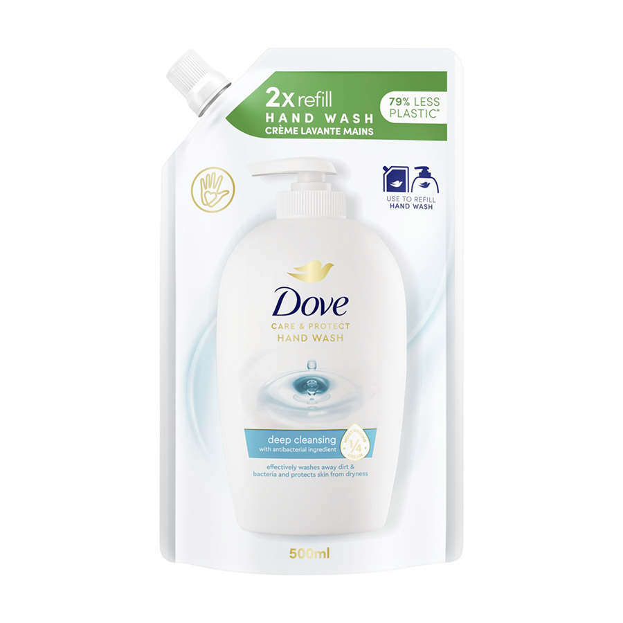 Dove Care & Protect Κρεμοσάπουνο Ανταλλακτικό 500ml.