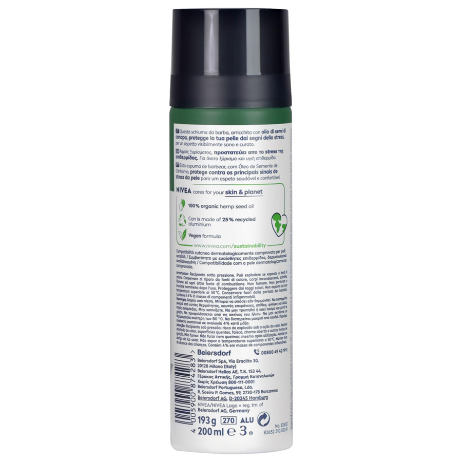 Nivea Men Αφρός Ξυρίσματος Sensitive Pro Ultra Calming 200ml.