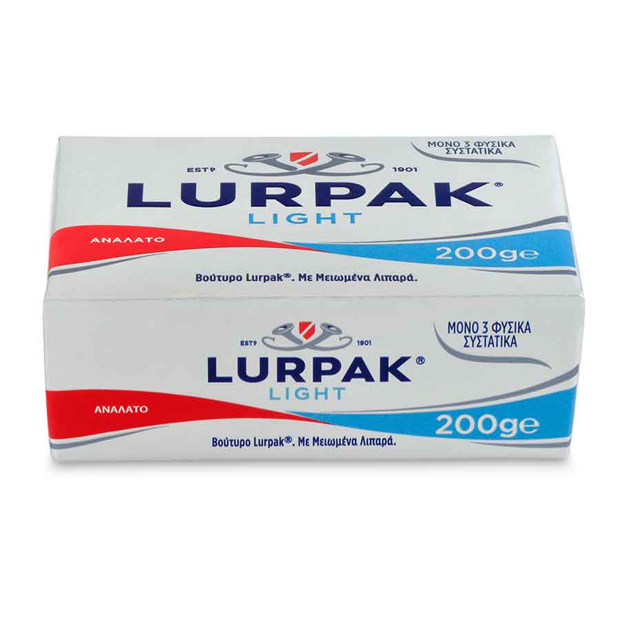 Lurpak Βούτυρο Light Ανάλατο 200γρ.