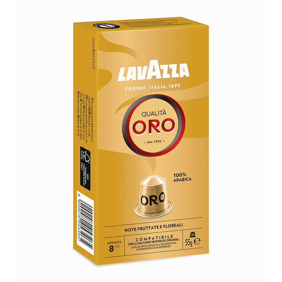 Lavazza Qualita Oro Καφές Espresso Σε Κάψουλες 10τεμ. 55γρ.