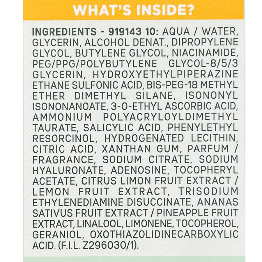 L'oreal Garnier Skin Active Ορός Προσώπου Με Βιταμίνη C 30ml.