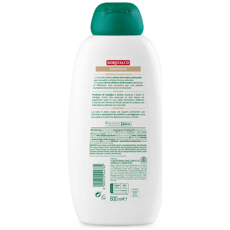Borotalco Αφρόλουτρο Moisturizing 600ml.