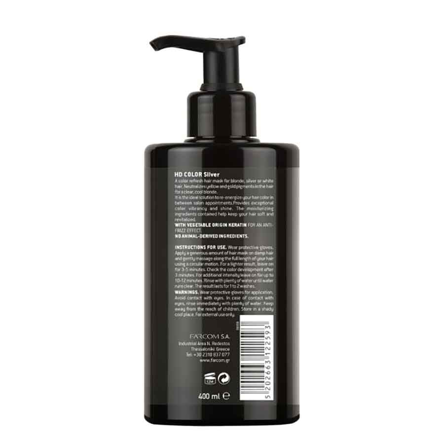 Farcom HD Μάσκα Μαλλιών Color Refresh Silver 400ml.