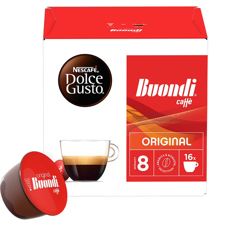 Nescafe Dolce Gusto Καφές Buondi Original Σε Κάψουλες 16τεμ. 99,2γρ.