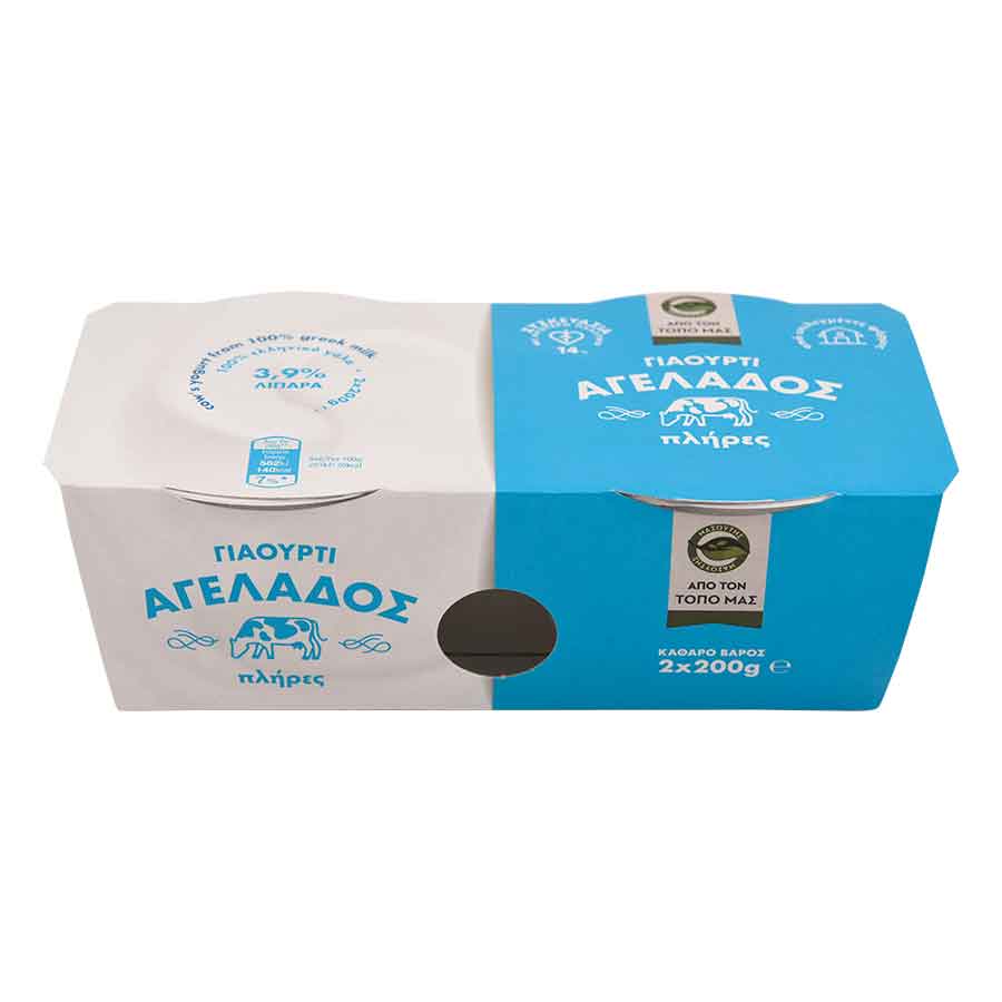 Μασούτης Από Τον Τόπο Μας Γιαούρτι Αγελάδος 3,9% Λιπαρά 2x200γρ.