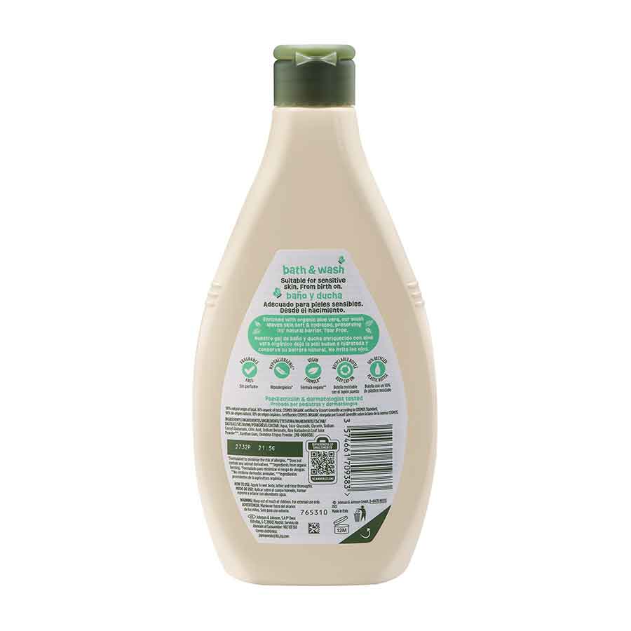 Johnson's Naturally Sensitive Αφρόλουτρο 395ml.