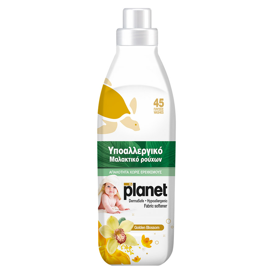 Planet Συμπυκνωμένο Μαλακτικό Ρούχων Golden Blossom 45mez. 1lt.