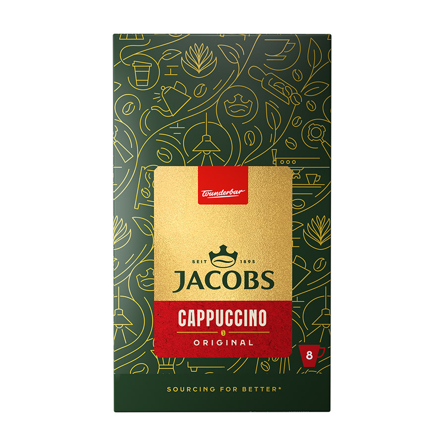 Jacobs Καφές Cappuccino Original 8x11,6γρ.