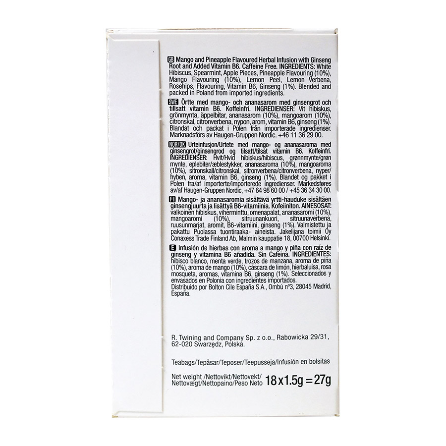 Twinings Τσάι Superblends Focus 18x1,5γρ.