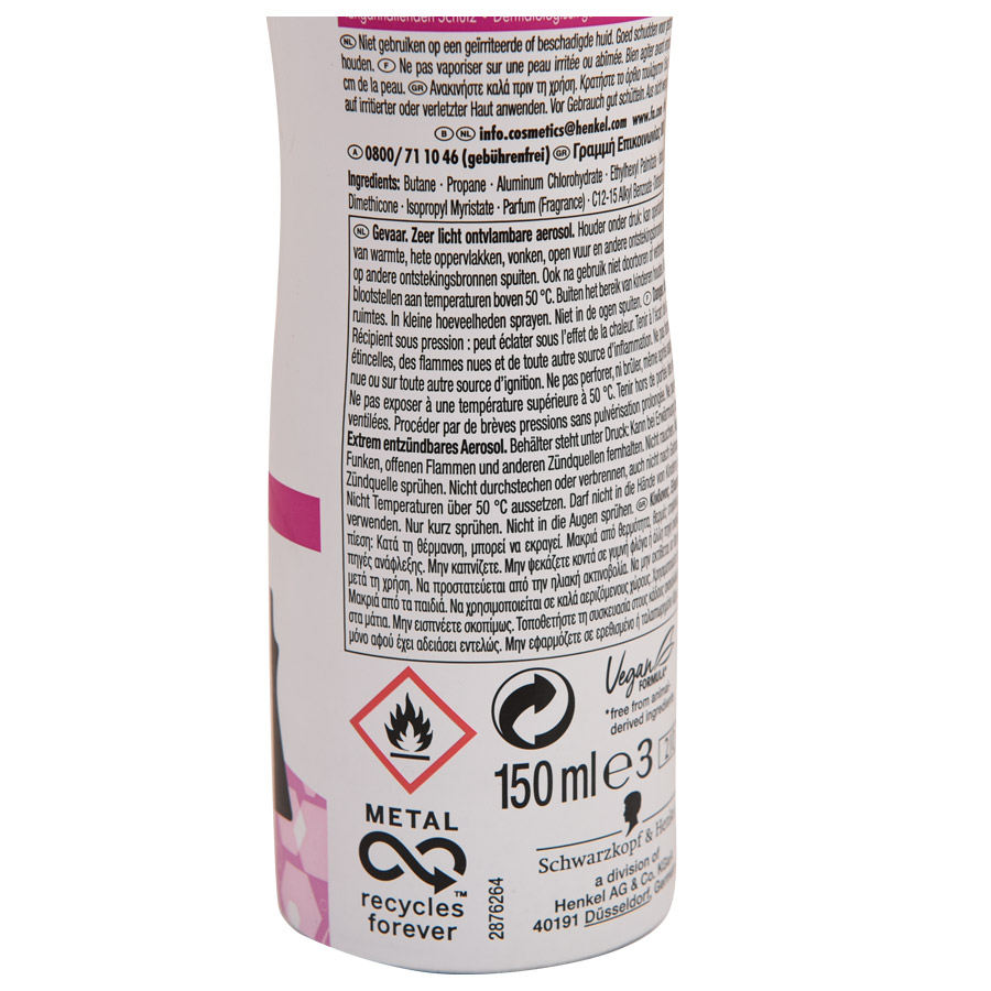 Fa Αποσμητικό Σπρέι Invinsible Sensitive 150ml.
