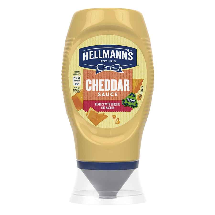 Hellmann's Σάλτσα Με Τσένταρ 250ml.