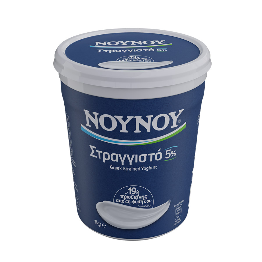Νουνού Γιαούρτι Στραγγιστό 5% Λιπαρά 1kg.