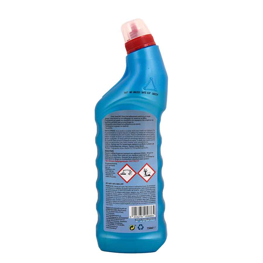 MrGrand Υγρό Gel Καθαριστικό Τουαλέτας Marine 750ml.