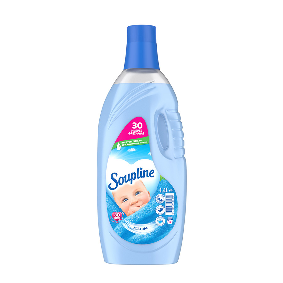 Soupline Μαλακτικό Ρούχων Mistral 17mez. 1,4lt.
