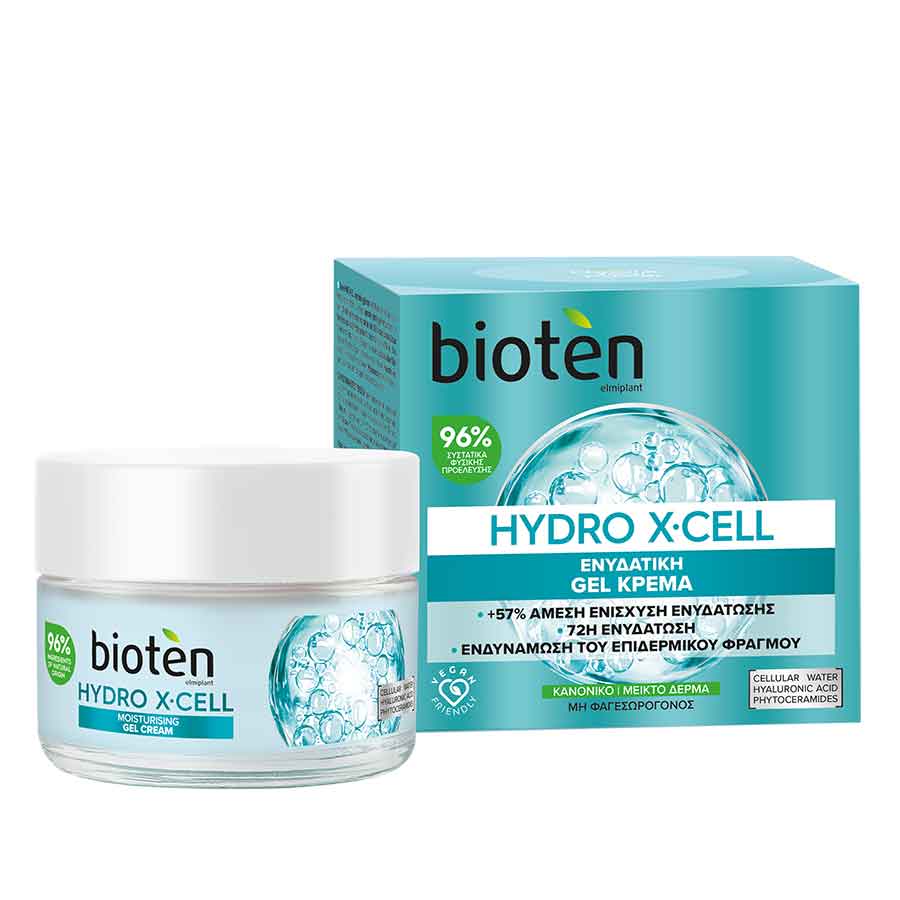 Bioten Hydro X-Cell Κρέμα Ημέρας Κανονικές/Μικτές 50ml.