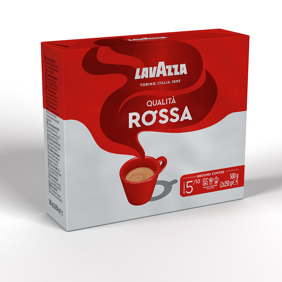 Lavazza Qualita Rossa Καφές Espresso Αλεσμένος 2x250γρ.