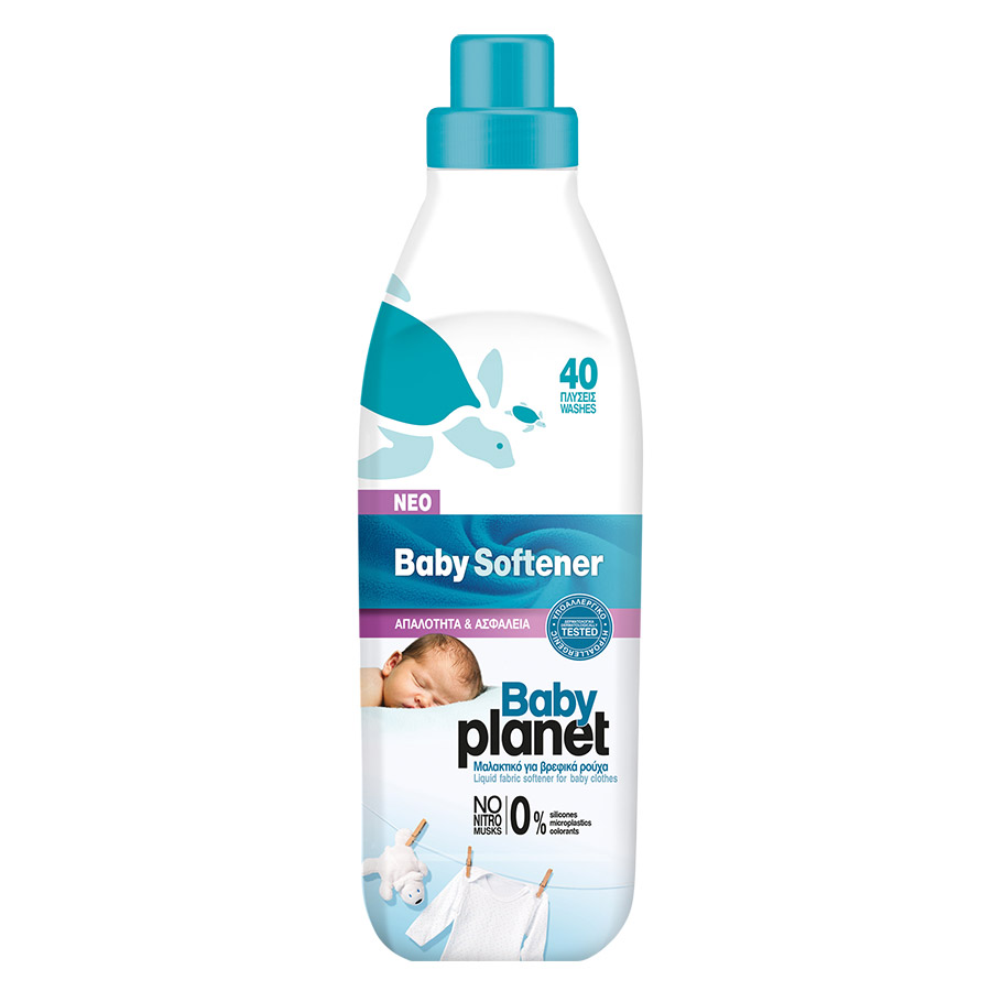 Planet Baby Συμπυκνωμένο Μαλακτικό Ρούχων 40mez. 900ml.