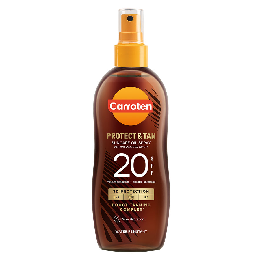 Carroten Body Oil Tan & Protect Σπρέι  SPF20 150ml.