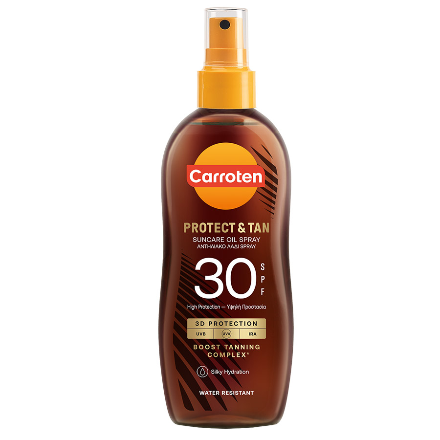 Carroten Body Oil Tan & Protect Σπρέι SPF30 150ml.
