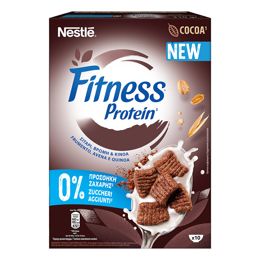 Nestle Fitness Δημητριακά Protein Cocoa 310γρ.
