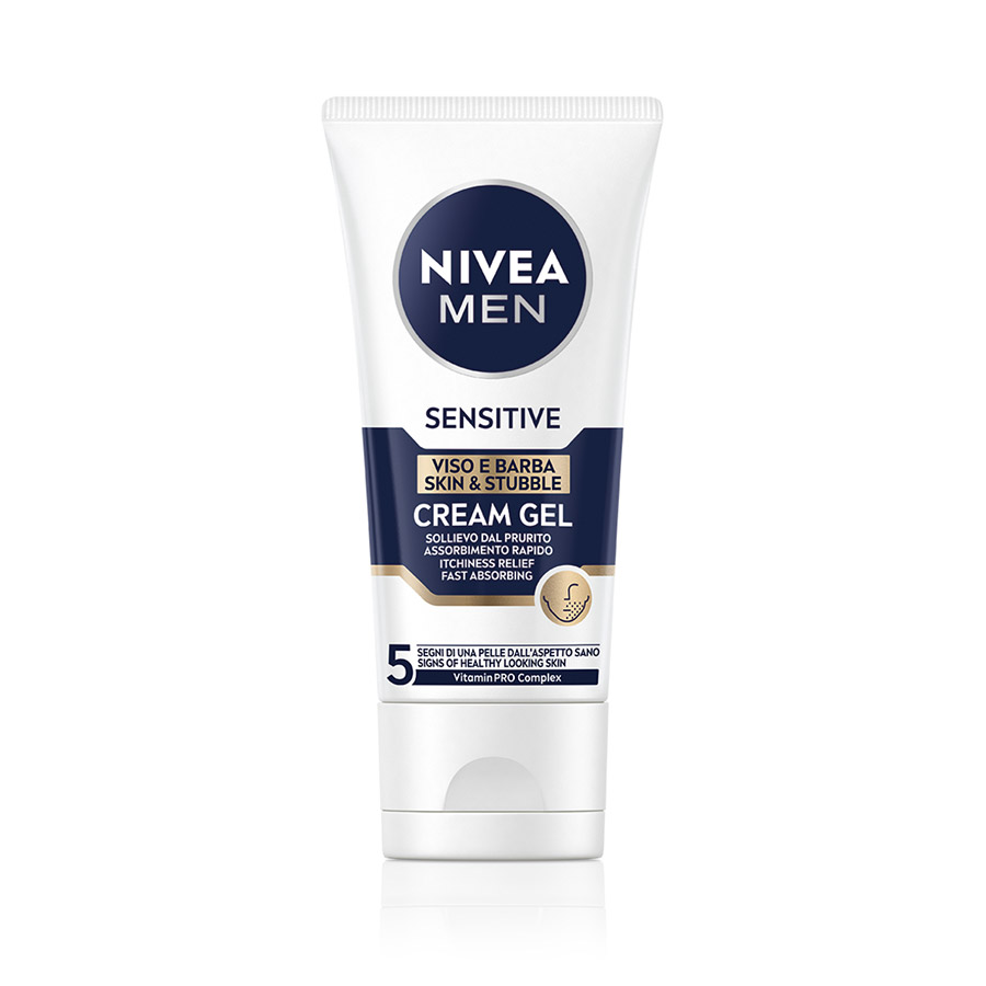 Nivea Men Sensitive Κρέμα Gel Για Πρόσωπο & Κοντά Γένια 50ml.