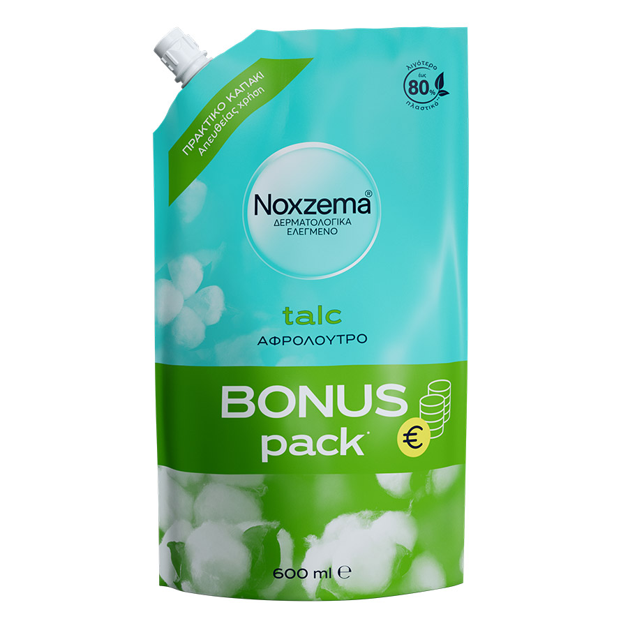 Noxzema Αφρόλουτρο Talc 600ml.
