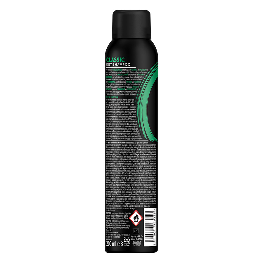 Syoss Anti-Grease  Ξηρό Σαμπουάν 200ml.
