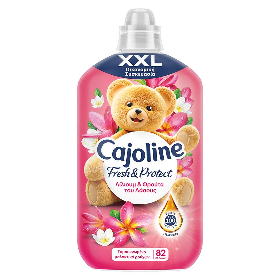 Cajoline Συμπυκνωμένο Μαλακτικό Ρούχων Red Fruits 82mez. 1,725lt.