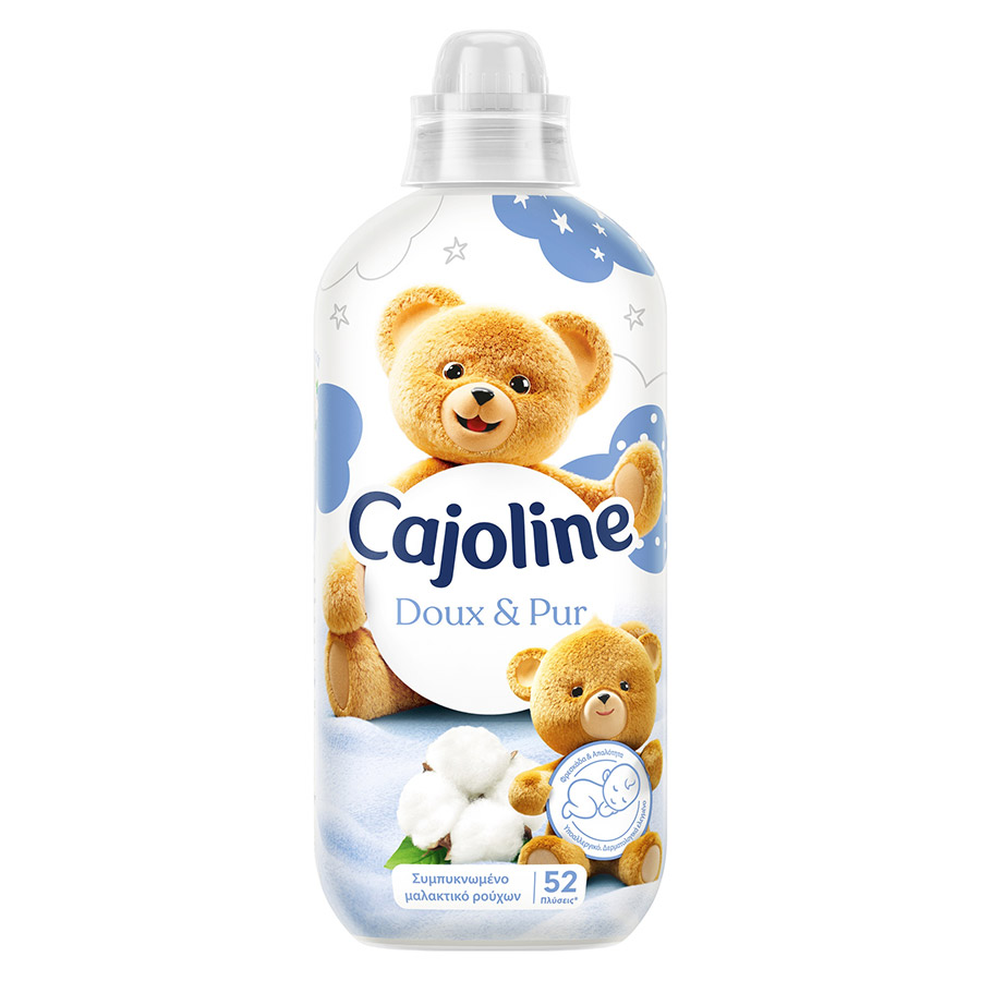 Cajoline Συμπυκνωμένο Μαλακτικό Ρούχων Doux & Pur 52mez. 1,096lt.