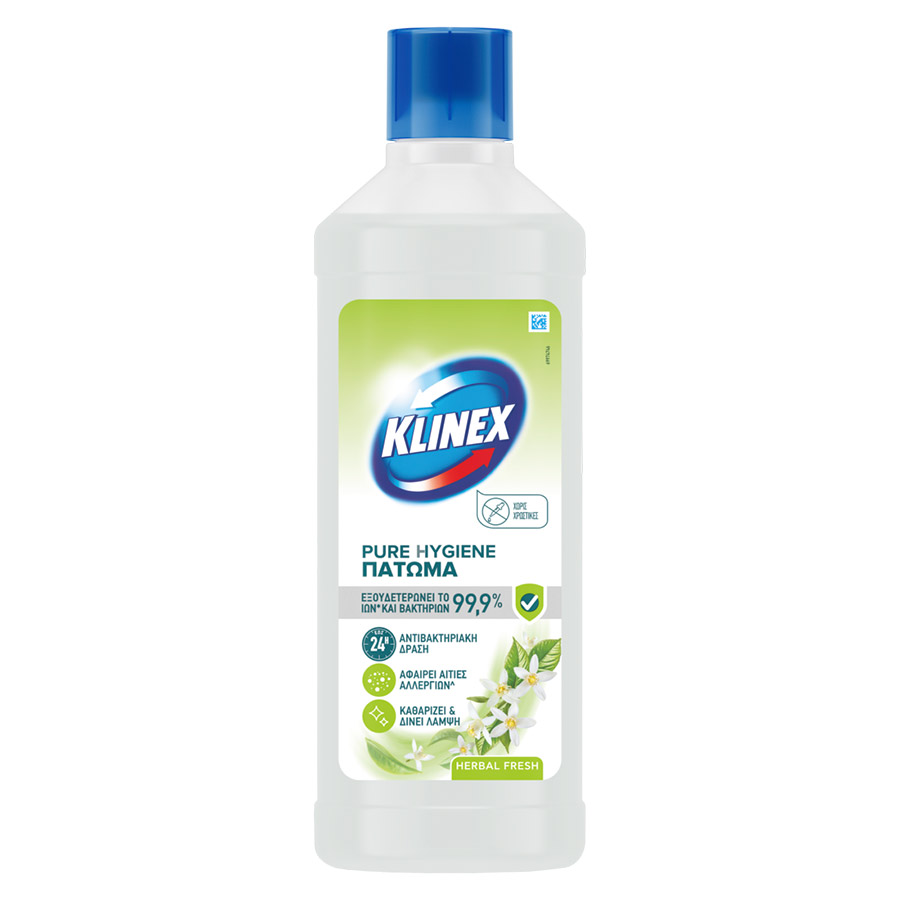Klinex Pure Hygiene Καθαριστικό Πατώματος Herbal Tea 1lt.
