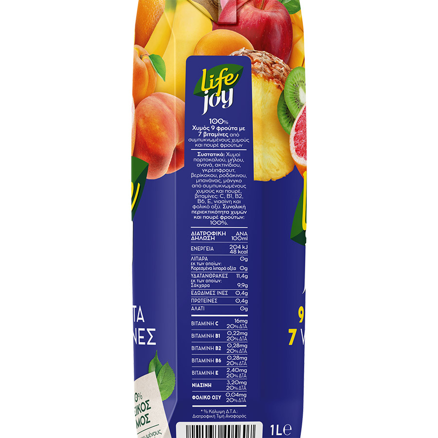Δέλτα Life Χυμός Multifruits 1lt.
